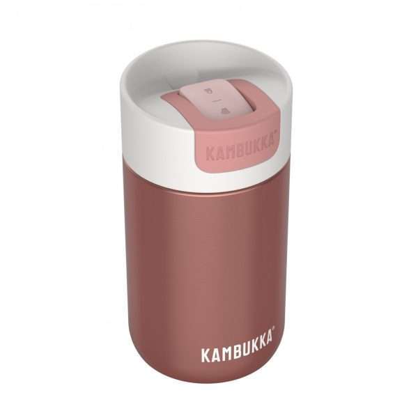 KAMBUKKA OLYMPUS, Stainless Steel Double Wall Thermo drinking bottle, BPA-free Misty Rose