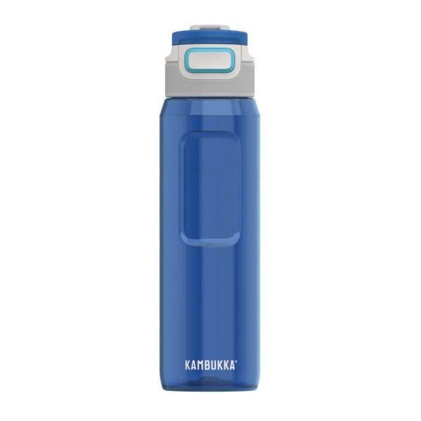 KAMBUKKA ELTON, Tritan Water Bottle with 3 in 1 Snapclean Lid, BPA Free 1000 ml (33oz) / Navy