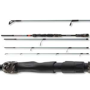 DAIWA Fuego Camo Travel Spin, 4 parts, Travel Spinning Fishing Rod 2.4m / 15g – 50g