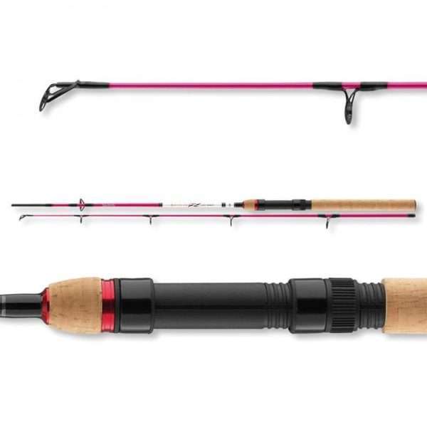DAIWA NINJA X KIDS, 10-30g, 2 parts, spinning rod 1.5m / pink