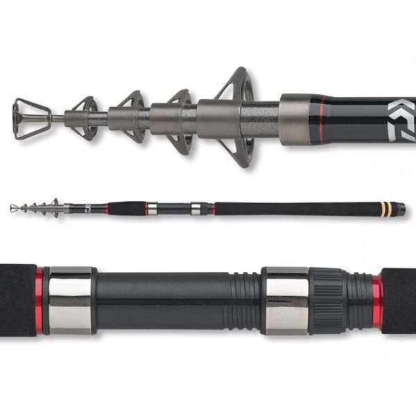 DAIWA Sweepfire Tele, Telescopic allround fishing rod 2.4m / 30g - 70g