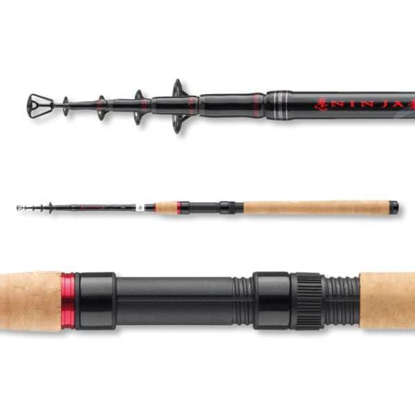 DAIWA NINJA X TELE, Tele-spinning - Allround fishing rod 2.4m / 10g - 30g