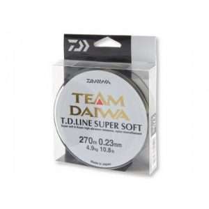 Team Daiwa TD Super Soft, Fishing line monofilament, 135m, Made in Japan, transparent