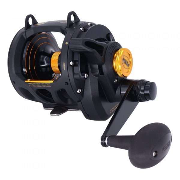 PENN Squall Lever Drag 2 Speed, right hand, Multiplier fishing reel, Lever Drag IGFA16