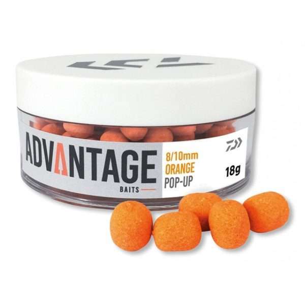 DAIWA Pop Up Hookbait, Natural Bait orange / 8/10