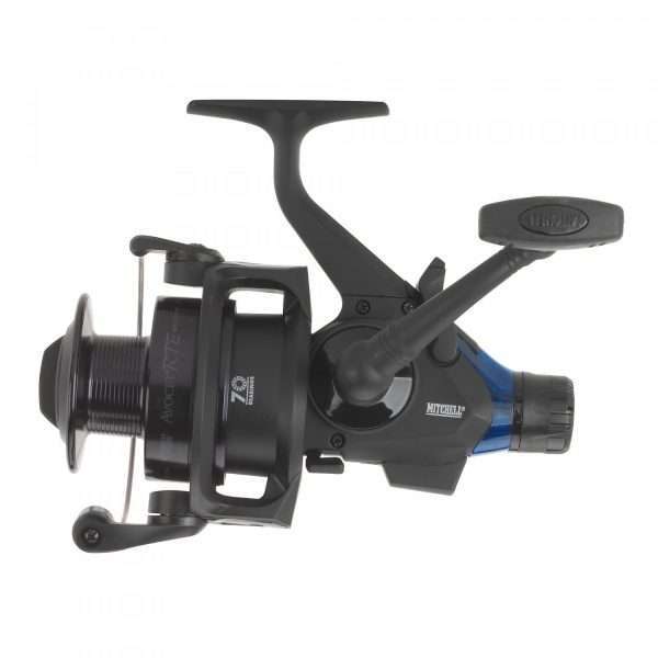 MITCHELL Avocet FS RTE Black Edition, 6500, left and right hand, Free Spool Reel, Front Drag, integrated Bite Indicator Bite indicator color: blue