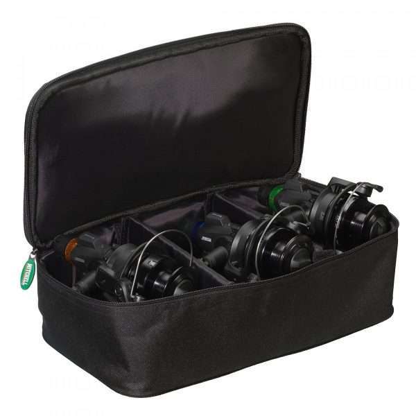 MITCHELL Avocet FS RTE Black Edition, 6500, left and right hand, Free Spool Reel, Front Drag, integrated Bite Indicator Box set: 4 fishing reels
