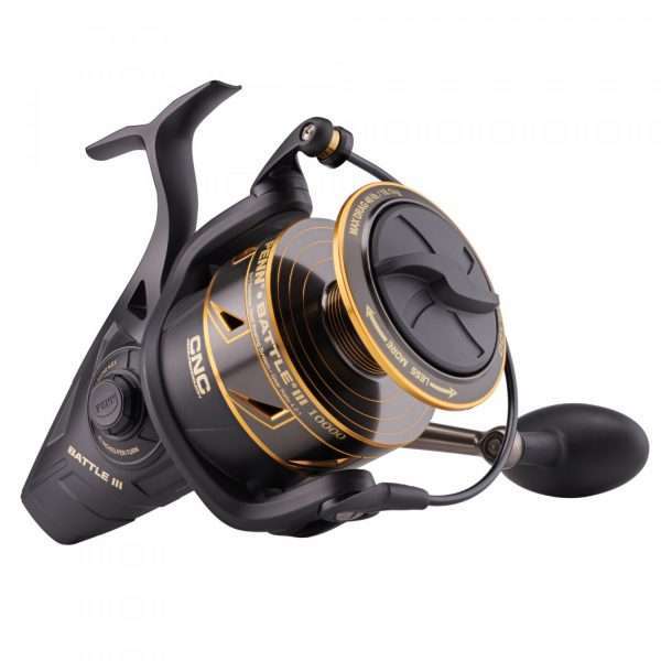 PENN Battle III, left and right hand, Spinning fishing reel, Front Drag 10000