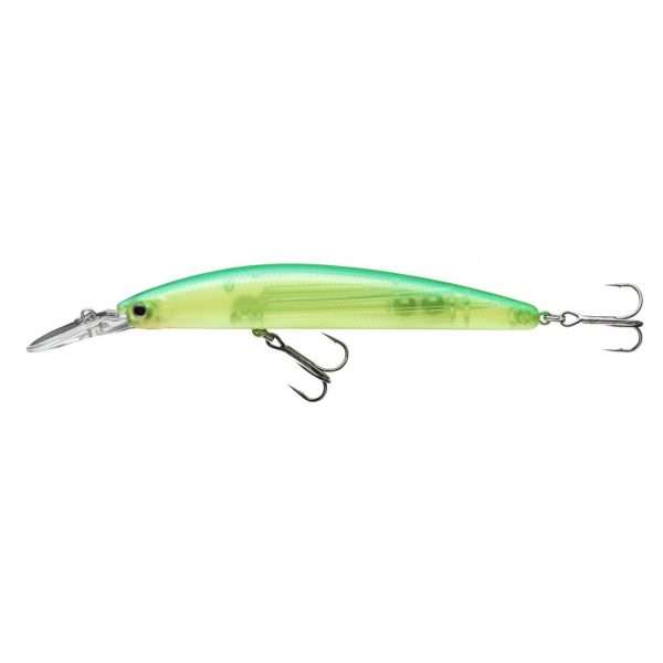 DAIWA Tournament XL Shiner 130F, Wobbler, 13cm lime chart