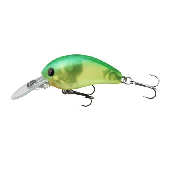 DAIWA Tournament Baby Crank, Mini Fishing Plug, 3,5cm lime chart