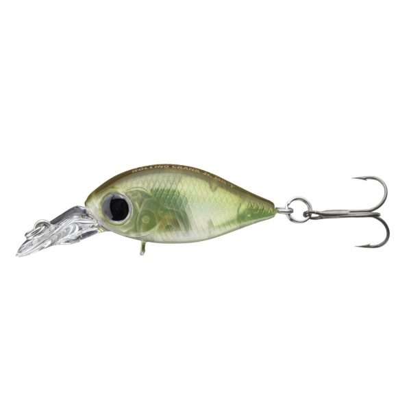 DAIWA Tournament Rolling Crank, Mini Fishing Plug, 2,7cm see through shad