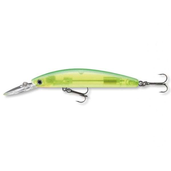 DAIWA Tournament Current Master, Fishing Plug, 9,3cm lime chart / Diving depth: approx. 2.0-3.0m