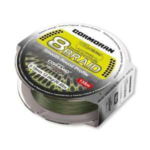 CORMORAN Corastrong 8-Braid, 300m, green, Braided fishing line 0.1mm / 6.3kg