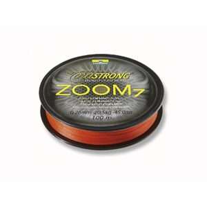 Cormoran Corastrong ZOOM7 orange 0,30mm 31kg 100m – round braided coramid line