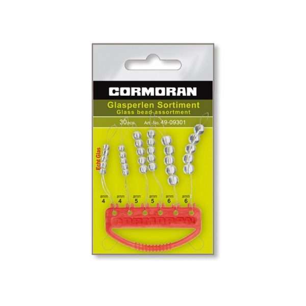 CORMORAN Glass beads assortment, transparent, 49-09301