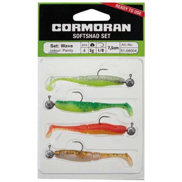 CORMORAN WAVE, Softshad Set Ready to Fish Color: painty S