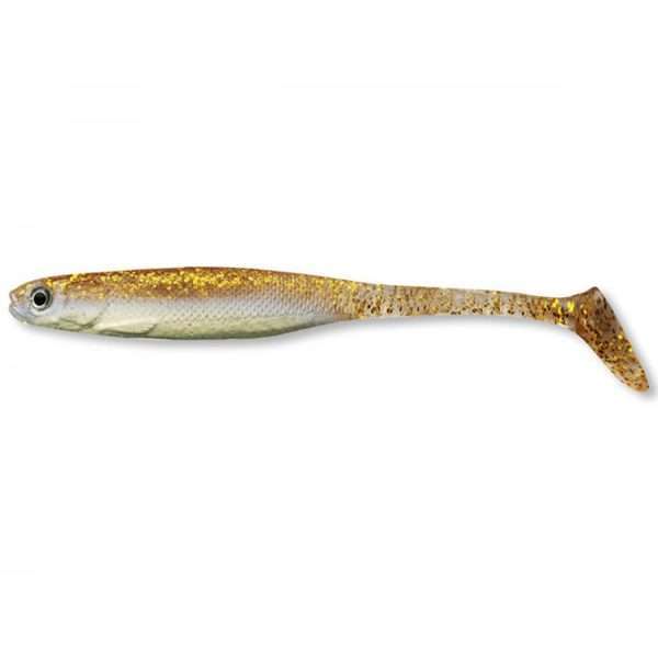 CORMORAN Crazy Fin Shad, Softshad 13cm / golden seed