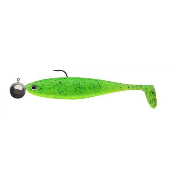 CORMORAN Action Fin Shad RTF, Soft Plastic Lure 13cm / sunny green
