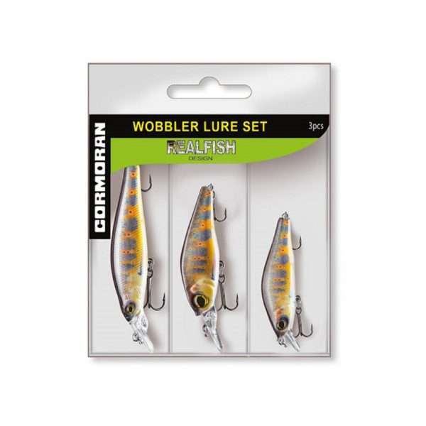 CORMORAN REALFISH CARP, Wobbler Set, 53-00024