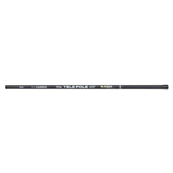 DAM Real Carbon Tele Pole, Carbon Telescopic pole rod 4,00 m / 4 teilig