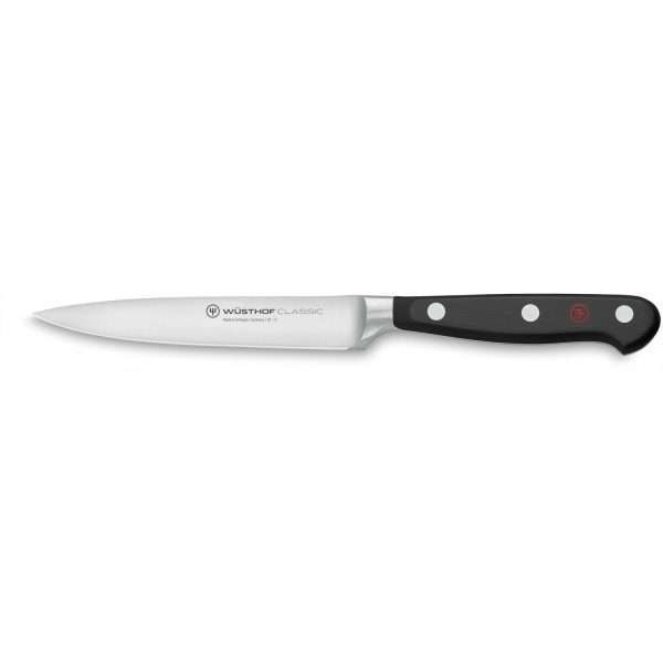 WÜSTHOF Classic, black, Vegetable knife 12cm