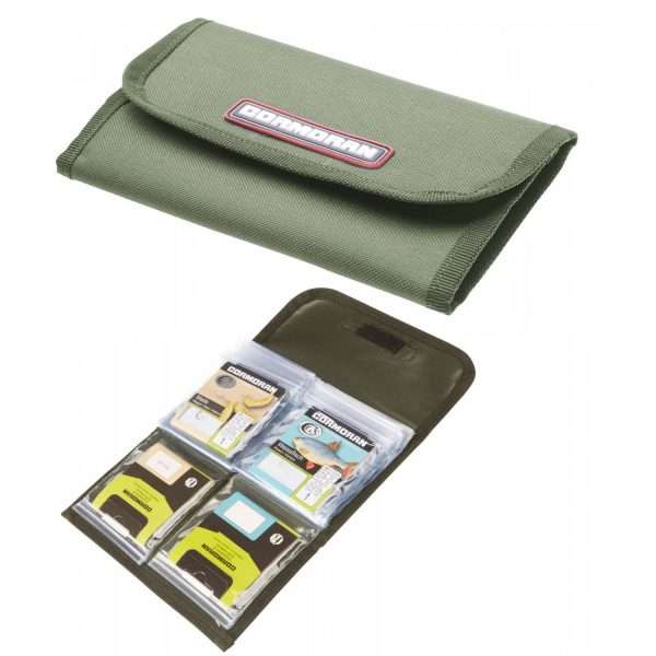 Cormoran Snelled Hook Bag Model 3025, Super practical and double-sided, 20 x 11.5cm