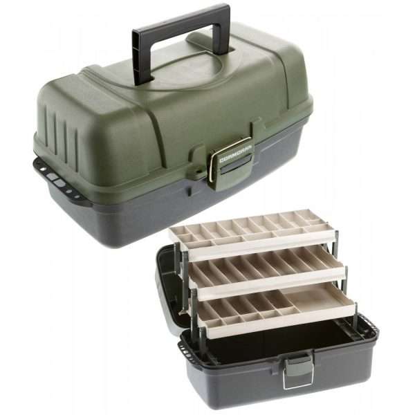 Cormoran Tackle Box Model 10004, 48 x 25 x 25cm, 3-parted, extra large