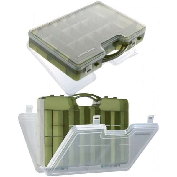 Cormoran Tackle Box Model 10021, Lure- and Allroundbox, 30 x 21 x 7cm, 2-parted