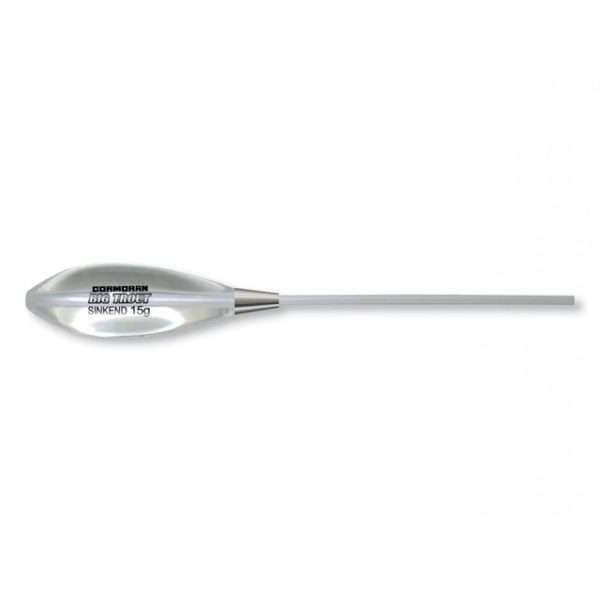 CORMORAN BIG TROUT, Sbirolino, transparent, sinking Weight: 10 g