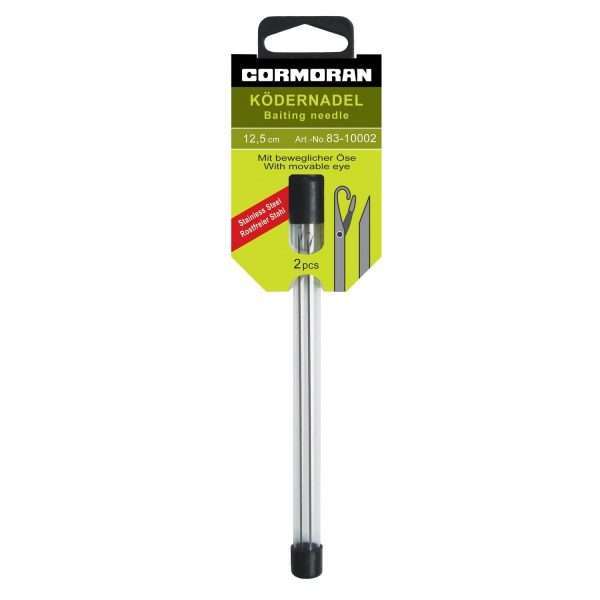CORMORAN Bait Needle, with movable eyelet , 12,5cm, steel-gray, 83-10002
