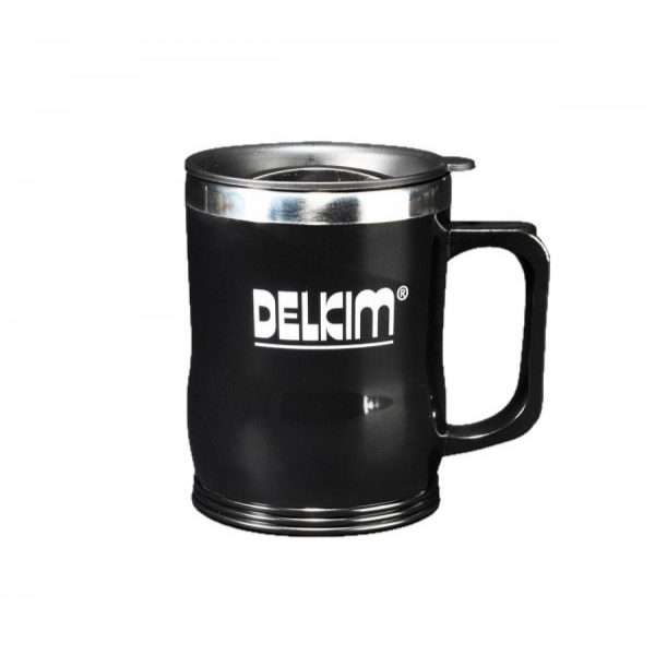DELKIM Thermal Mug, black, Stainless Steel, DP066