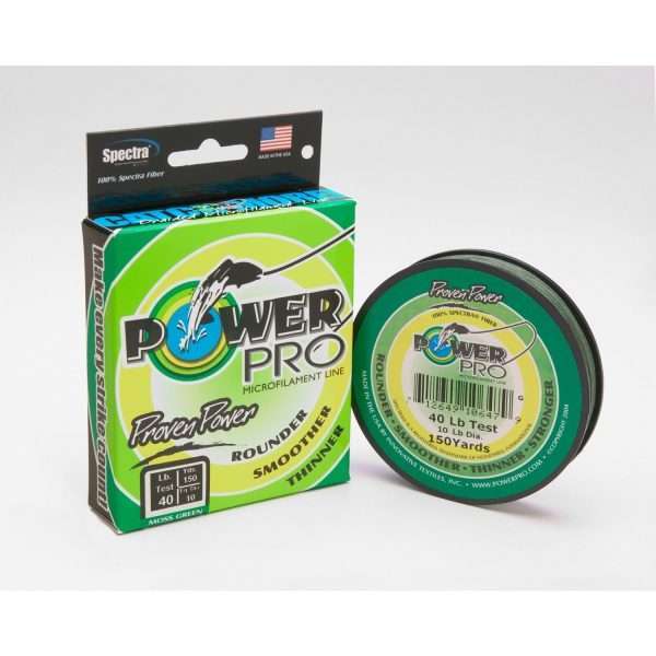 Power Pro Super Line 275m, moss green - braided fishing line 0,23mm, 15kg / 33lbs