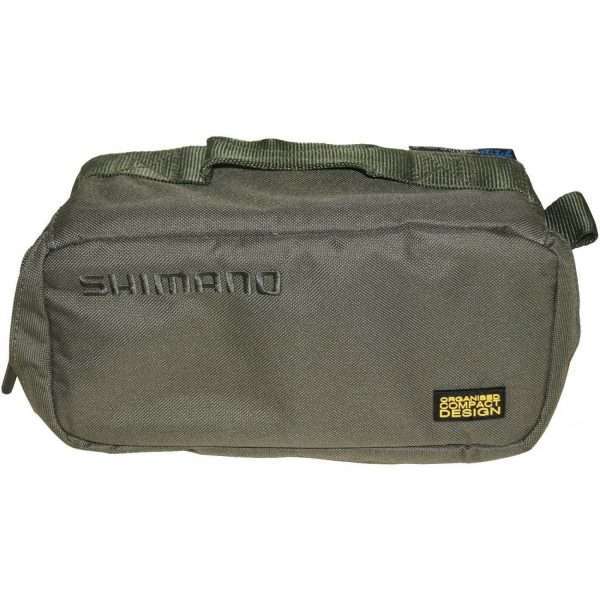 SHIMANO Olive Baiting Pouch, Bait fishing bag, 27x13x11cm, SHOL20