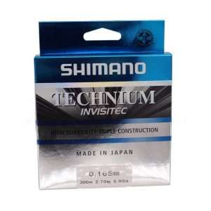 Shimano Technium Invisitec, 300m, Low visible grey, monofilament fishing line