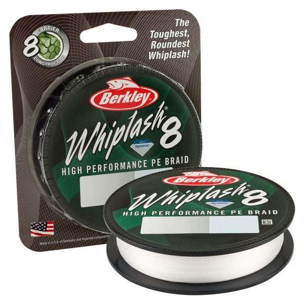 BERKLEY Whiplash 8, 150m, transparent, braided fishing line 0.06mm / 10.7kg / 23.59lbs