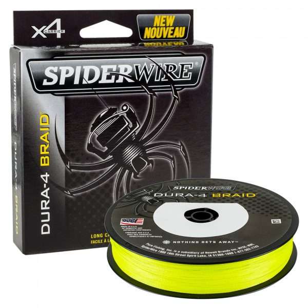SPIDERWIRE Dura, 150m, yellow, braided fishing line 0.17mm / 15kg / 33.07lbs