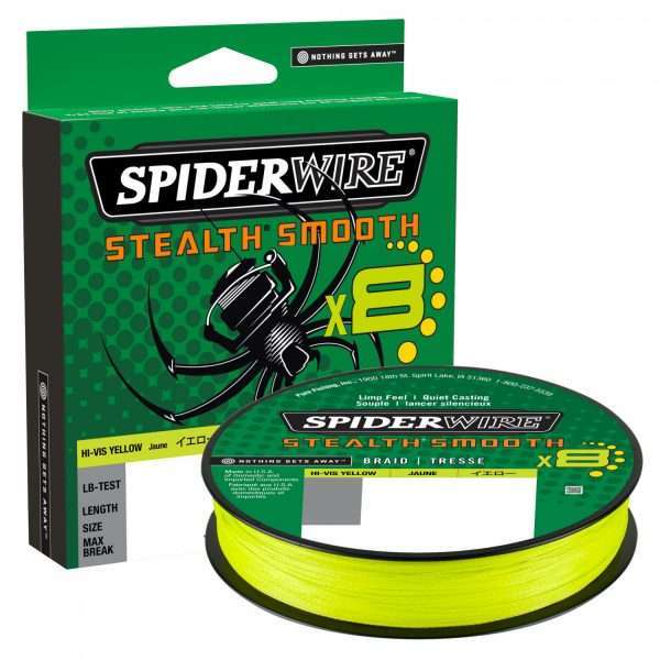 SPIDERWIRE SpiderWire Stealth, 150m, yellow, braided fishing line 0.11mm / 10.3kg / 22.71lbs