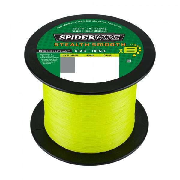 SPIDERWIRE Stealth Smooth, 2000m, 8-fach geflochtene Angelschnur 2000m / 0.15mm / 16.5kg / 36.38lbs