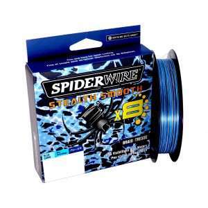 SPIDERWIRE SpiderWire Stealth Smooth , 150m, camouflage-blue, braided fishing line 0.06mm / 5.4kg / 11.9lbs