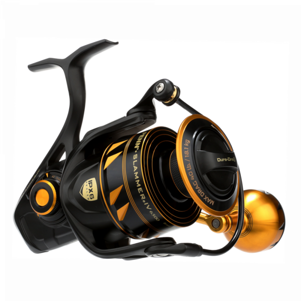 PENN Slammer IV, left and right hand, Spinning Fishing Reel, Front Drag 4500 HS