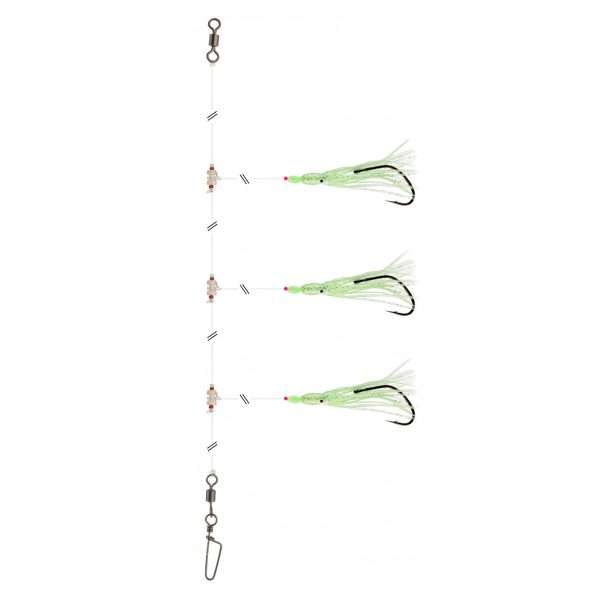 DAIWA Grandwave Cod and Pollack Glow Octopus Rig, for Fishing, 150cm, black-green, 16517-240