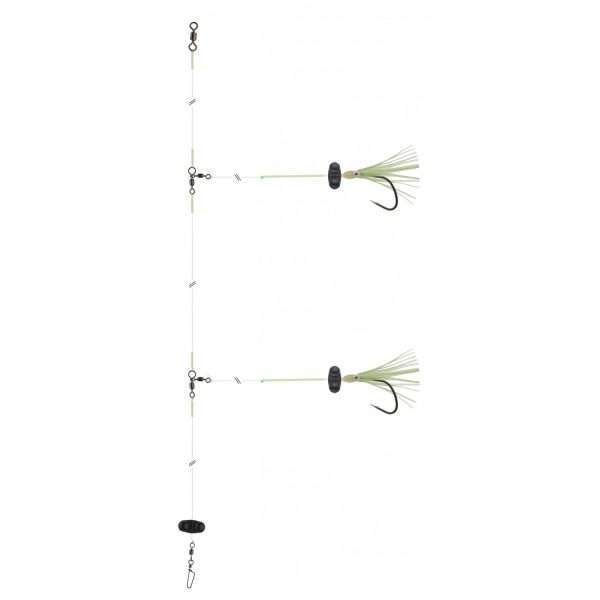 DAIWA Grandwave Wolffish Rattlin Rig, for Angling, 150cm, black-green, 16517-260