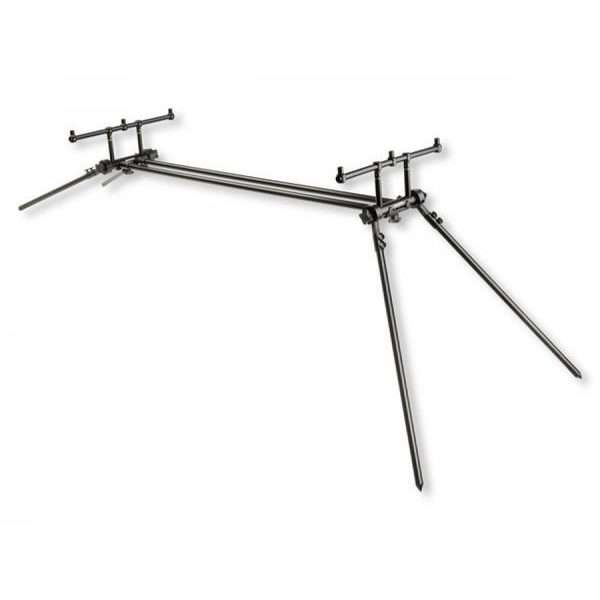 Daiwa D-Pod made of Aluminium, black, Rod Pod for 3 rods