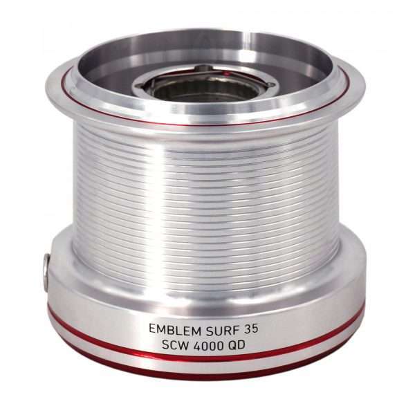 DAIWA Replacement Spools for Emblem Surf 35 SCW QD fishing reels, 4000, Front Drag, 19158-650