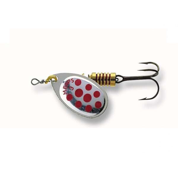 Spinner - Mepps Aglia silver-red Sz.2 - 4,50g