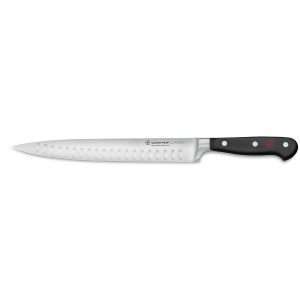 WÜSTHOF Classic, black, Carving Knife, with Hollow Edge 23cm