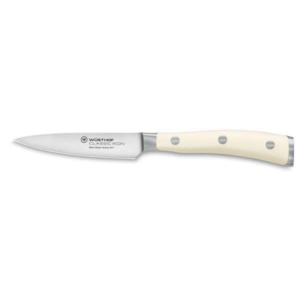 WÜSTHOF Classic Ikon Crème, Blade length: 9cm, white, Vegetable and Paring Knife, 60-1040430409
