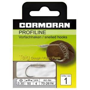 CORMORAN PROFILINE Teighaken, Leader hook – model 261N Hook size: 8