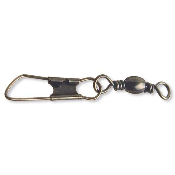 CORMORAN POWER swivel with Easy Snap" burnished, silver" Size: 12