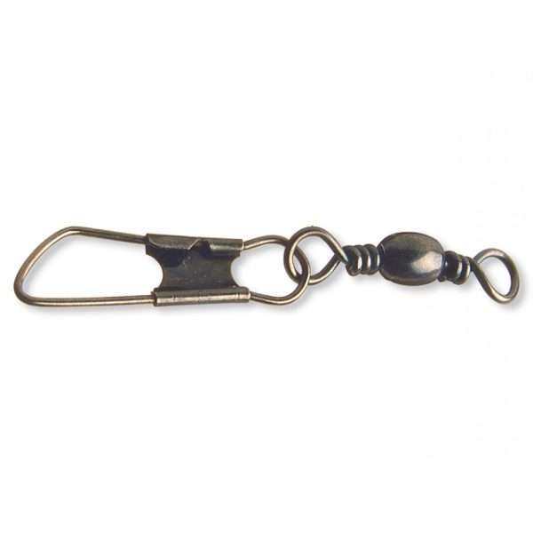 CORMORAN POWER swivel with Easy Snap" burnished, silver" Size: 14